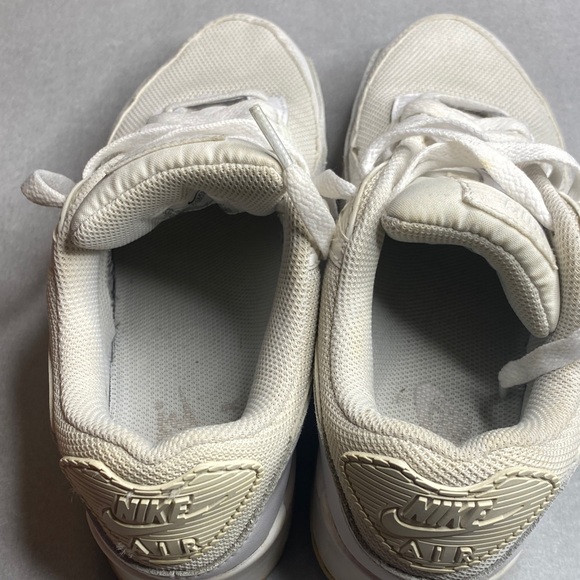 Nike Air Max 90 Recraft Triple White 2020 Size 7.5 - Picture 6 of 6